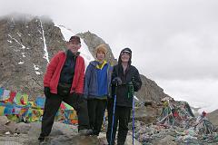 Tibet Kailash 09 Kora 07 We have arrived at the Dolma La We made it! Here we are on the Dlma La (5630m), with Dlmas Rock behind to the right. The temperature was 1C. We only lingered for about 15 minutes because we knew we had many hours more before reaching Zutulpuk.